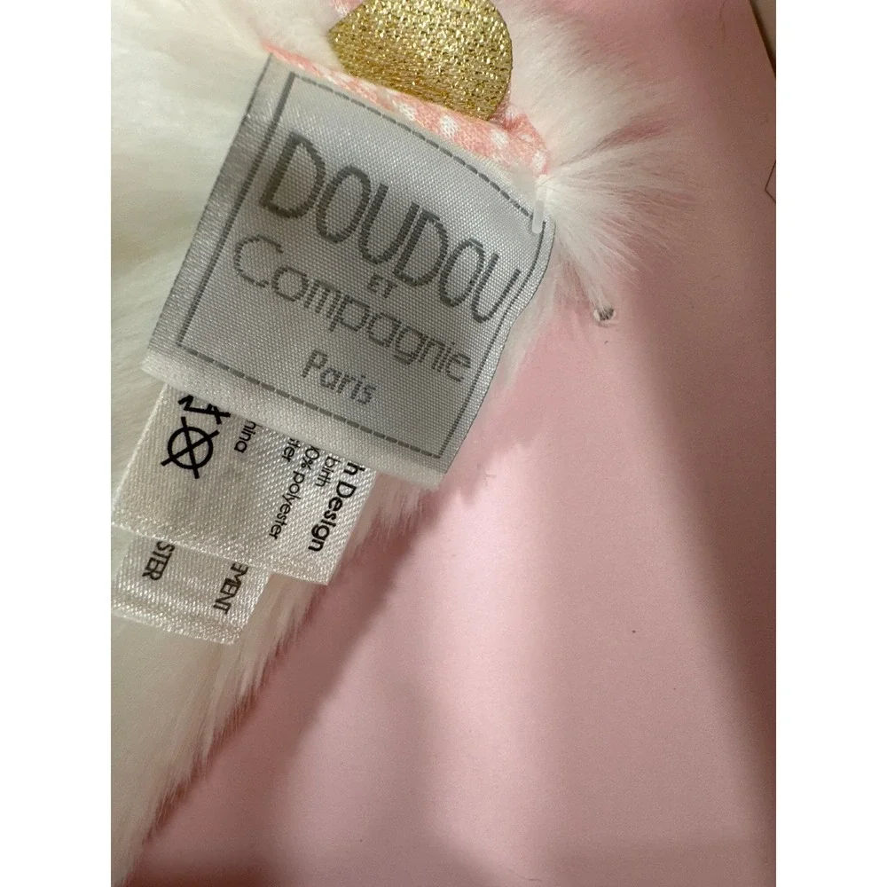 Doudou et‎ Compagnie Lapin de Sucre Pink Bunny Lovey Security Blanket DC3489